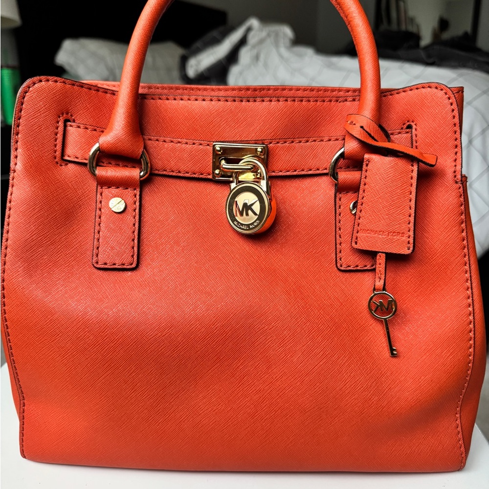 Michael Kors Hamilton Bag in Tangerine